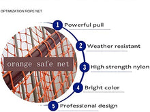 AI LI WEI Protective Net Decoration/Bambini Stair Sicurezza Nets Recinto Protezione Reti Balcone anticaduta Nets Decor Reti Cat Nets Ristorante Bar soffitto reti da Calcio Reti Uccello Nets Arancione