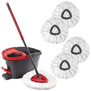 SSAYY Spray Mop Tampone per La Pulizia della Casa Ricarica in Velluto di Corallo Sostituzione della Testina per La Pulizia della Polvere per La Casa Facile Sostituzione Mops Drop Shipping