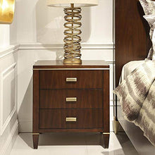 Comodino Tavolo in Legno Massiccio Comodino Moderno End con Cassetto Soggiorno Camera da Letto Sofa Hotel Governo di Immagazzinaggio