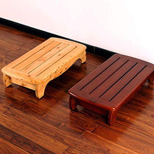 Sgabello Scaletta Pieghevole Sgabello da bagno Divano in legno Poggiapiedi passo Panchetta Piccola Sgabello Cedro Rettangolo Tappetino in legno Sgabello da doccia Pedalo impermeabile antiscivolo Panca