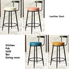 Sedia con Struttura in Metallo con Cuscino Imbottito Sgabello da Bar Moderno per Colazione Bancone da Cucina Sedia da Bar per Pub Caffetteria Colazione da Ufficio Lounge e casa Carico Massimo 200 kg