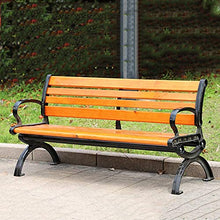 GaoF Panchina da Giardino Panchina in ghisa per Esterni, Poltrona da Giardino Sedia da Giardino a 2 posti, Posto panoramico