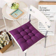 Pillowcase Cuscino per Sedia da Pranzo, Cuscini per Interni ed Esterni, Cuscino per Sedia Imbottito con Cravatta, Cuscino per Sedia da Giardino, Cuscino per Sedia da Pranzo 40x40 cm (Rosso) 2 X