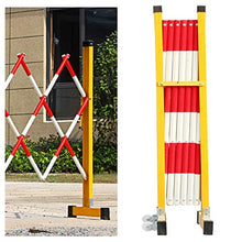 Blocco Stradale Mobile Con Ruote, Recinzione Retrattile, Sicurezza Fibra Di Vetro Pieghevole Facile Da Riporre Adatto Per La Scuola Materna, Magazzino, Posteggio ( Color : Red White , Size : 1.2x3m )