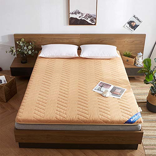 GEDHH Materassi futon, Materasso Morbido Spesso 5 cm Singolo Doppio Poliestere Tatami Pad per dormitorio per Studenti, Soggiorno, Camera da Letto,C,120 * 200cm/47 * 79inch