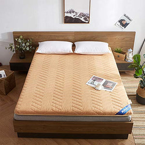 GEDHH Materassi futon, Materasso Morbido Spesso 5 cm Singolo Doppio Poliestere Tatami Pad per dormitorio per Studenti, Soggiorno, Camera da Letto,C,120 * 200cm/47 * 79inch
