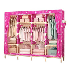 Guardaroba Hanger Piano Camera da Letto al Coperto con Coperchio Antipolvere Stendino Semplice Armadio XINYALAMP