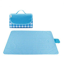 STKASE® Coperta da Picnic,Coperta Telo Picnic Impermeabile Grande Pieghevole Portable Tre Strati Picnic Stuoie per Spiaggia Campeggio Giardino, Cotone e PEVA,145 * 200CM
