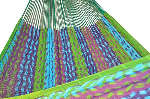 Icolori Amaca Messicana XXXL - Filo Spesso - Amaca a Rete - 420 x 250 cm - per 1, 2 o più Persone
