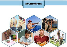 Tavolo da campeggio Tavolo pieghevole in plastica da 80 cm Tavolo pieghevole in alluminio da esterno / Picnic Tavolo pieghevole portatile / tavolo da pranzo / tavolo da tavolo / tavolo da giardino, bi