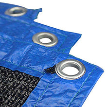BYWWANG 2x2M Balcone Addensato Schermo Solare Coperta Isolamento Termico Rete di Protezione Solare Gancio a Rete Giardinaggio Piantare Ombra Rete