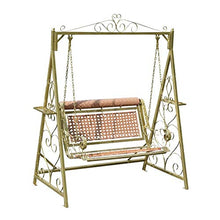 DGHJK Sedia a Dondolo per Esterni, Sedia a Dondolo per aliante da Portico Panca a Dondolo per amache da stupore Pigro Adatto per Patio, Giardino, Bordo Piscina, Balcone