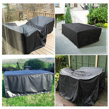 Copertura Mobilia Giardino Impermeabile Coperture Tavoli Esterno 210D Poliestere Oxford Coperture Arredo Mobili Giardinoanti-UV Impermeabili Tessuto Copertura della Mobilia,180x120x74cm