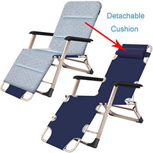 SHUAIIJUAN Sedia per il tempo libero domestico Sedie pieghevoli Adagiarsi Zero Gravity Relaxer Sedia da giardino Sdraio reclinabile sedia da giardino for adulti sedia di svago for Patio, spiaggia, pis
