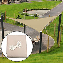 Xhtoe, tenda parasole impermeabile a triangoli per cortile, cortile, patio, piscina, gazebo per ombreggiatura UV, tenda parasole per casa, giardino, tenda parasole parasole