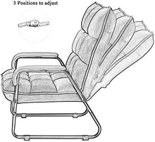 -Recliner Sedia Brown Dark Brown Lazy Divano Lazy Sedia per Il Tempo Libero Sedia a Sdraio Balcone Balcone Camera da Letto Pranzo Break Pieghevole Sedia Poltrona Couch Moderno Sofà