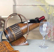 FAGavin Creativo bambù Cremagliera del Vino di bambù Soggiorno Wine Bar Bar Retro Vino Cremagliera del Vino Bottiglia di Vino Decorazione Cremagliera