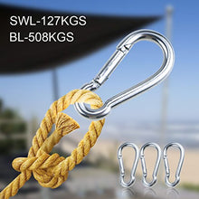 Kit di Fissaggio e Installazione, TedGem Kit di Fissaggio Vela, Kit di Fissaggio per Vela da Sole, Kit di Fissaggio per Vela da Giardino per Triangolo, Rettangolo, Tenda Parasole di Fissaggio
