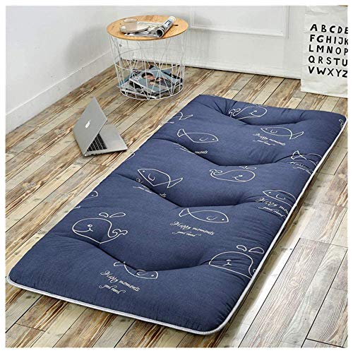 Jjwwhh Tappetino Premium Tappetino Pieghevole Tappetino Giapponese Addensare Futon Cuscino Tatami Materasso Cuscino per Dormire Portatile Materasso per dormitorio per Studenti Antiscivolo/E / 150x200