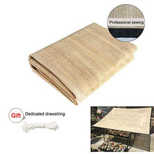 90% Ombra Giardino Sole con Saracinesche in Acciaio Inox Kit Sun-Block Mesh per Patio Giardino All'aperto Struttura E attività,2 * 3M