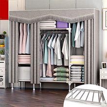Susulv-hm Armadio per Vestiti Fai-da-Te Mobili per Camera da Letto Portatili Armadio Guardaroba Tessuto Non Tessuto Armadio Pieghevole Organizzatore di stoccaggio