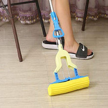 SSAYY Spray Mop Piega La Spugna di Spugna dell'Acqua, La Gomma Dell'Asta dell'Acciaio Inossidabile può Allungare La Zazzera Assorbente del Cotone, Mop Pulizia del Pavimento