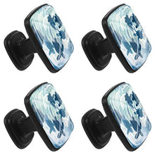 Tartaruga blu 4 PCS Pomelli per Porta, Pomolo per Mobile, Pomelli per Mobili con Viti, Maniglia per Armadietto, Pomelli per Porta, Pomelli per Cassetti per Porta, Armadio, Cassetto e Credenza