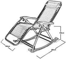 Lettino prendisole Sedie da giardino Sedia pieghevole Sedie da campeggio Sedia a dondolo Lettino da patio con cuscini Giardino da esterno Ufficio Spiaggia Regolabile Sedia portatile Supporta 200 kg