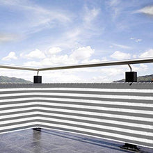 Tenda Parasole Sunblock 0.9 * 5m Balcone Copertura paravento per Privacy Terrazzo Recinzione privata Vento Parasole Copertura Parasole per Giardino Patio Prato