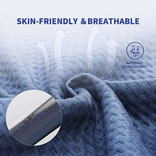 Wemk Topper Memory Foam, Topper Materasso 6CM con Copertura Rimovibile in Tessuto di bambù, Antiacaro, Traspirante e Morbido, CertiPUR-EU e Certificato ISPA, 180x200x6cm, Blu
