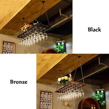 WAN Industriale a Parete Loft retrò Ferro Catena di Metallo cremagliera del Vino, Bottiglia di Vino Rack Bar mensola Appeso scaffale di stoccaggio Contro Titolare di Tazza per ristoranti, Bar re