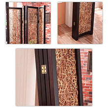 Room Screen Even Divisione piegante dello Schermo di Legno Solido del Rattan Reale, Blocchetto Vuoto Vuoto del Portico dello Schermo del Salone Moderno, Divisione Unica della Stanza del Rattan