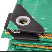 Telone resistente impermeabile in polietilene impermeabile resistente con occhielli per mobili da giardino, cabine, trampolino, legno, auto, campeggio o giardinaggio, impermeabile 3,8 × 5,8 m
