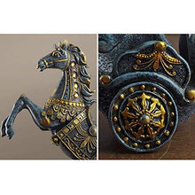 Elegante Semplicità Golden Horse Resina Cremagliera Del Vino Raffreddatore Di Vino Decorazione Artigianato Fatto a Mano Regalo Di Inaugurazione Della Casa Europeo e Americano Casa Sposata 38 * 14 * 3