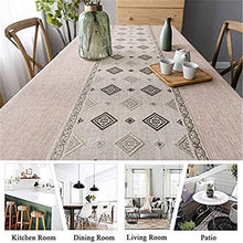 QINJIE Tovaglia, Tovaglia Rettangolare, Cotone E Lino Senza Pieghe, Tovaglia Nappa, Tavola Rotonda Lavabile Tovaglia Quadrata, Tovaglia Pizzo Moderna Nappa Cotone Lino Tovaglie Anti-Macchia Tovaglia