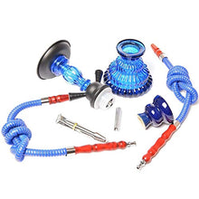 GSYH Creativo Shisha, 29CM Arabo Hookah Set Bar Doppia Fumo Tubo di Acqua per Il Partito Family Dining,Nero