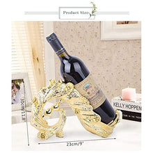 SEHNL Wine Scaffale Europa Cuore Wine Rack Resina Vino Holder Storage Rack Miniature Crafts Kitchen Cabinet Decorazione della Decorazione della casa del Regalo degli Accessori Vino Mensola Supporto
