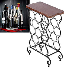 Portabottiglie, Portabottiglie da pavimento autoportante, Espositore per vino 35x19x53cm, Portabottiglie per vino per bar, cantina, cucina, seminterrato