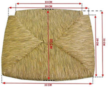 Ricambio per Sedia con Seduta in Paglia di Fiume Naturale Modello Venezia Set 4 (Set 6)