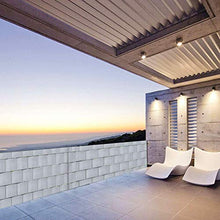 MRZJ Recinzione da giardino in PVC, con 20 clip di fissaggio per recinzioni, balconi, terrazze, 35 m x 19 cm, colore: grigio
