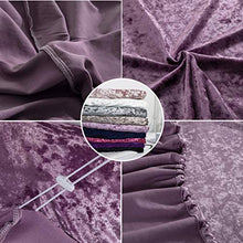 SetSailW Copritestiera Letto Copertura Velluto Copri Testata Letto Matrimoniale/Singolo, Copertura Testiera Imbottita Rimovibile Fodera Elastica Protezione,Grey-240CM