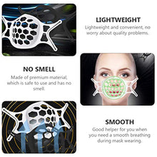 EXCEART 3 Pezzi Supporto in Silicone per Copri Bocca TPE Telaio di Supporto Interno Supporto per Rossetto per Trucco Supporto per Pad Nasale Migliora Lo Spazio Respiratorio per Bambini