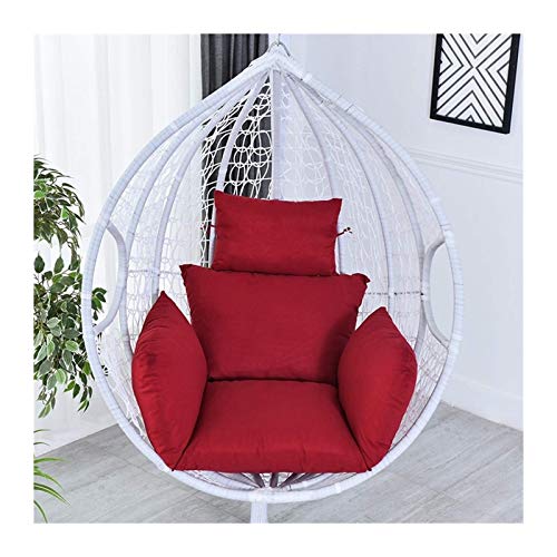 Cuscino per Sedia Cesto Appeso Altalena Rimovibile Culla Amaca Schienale Esterno da Ufficio Supporto Lombare (Colore: Grigio)