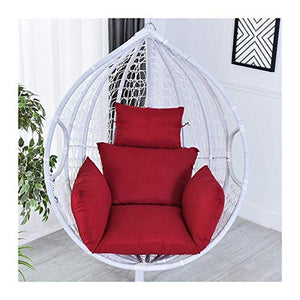 Cuscino per Sedia Cesto Appeso Altalena Rimovibile Culla Amaca Schienale Esterno da Ufficio Supporto Lombare (Colore: Grigio)