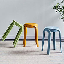 MKXF Plastic Sgabello Domestica Addensare Stile Nordico Sgabello Rotondo Sgabello Bagno Sgabello Scarpe Modifica Sgabello Antiscivolo Dining Chair Attesa,F
