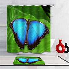 LIYAN Combinazione Bagno. Immagini Chiare E Colori Vivaci Rendono Il Tuo Bagno Pieno di Vita. Accessori da Bagno. Farfalla Blu.