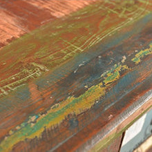 Tidyard Armadietto cassettiera in Legno di Recupero con 4 Cassetti