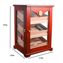 Zhongwei - scatola di sigari Armadietto per sigari - sigaro umidificatore di legno di sigaro scatola di sigari di legno di cedro umidificante armadietto idratante sigaro scatola di sigari di grande ca