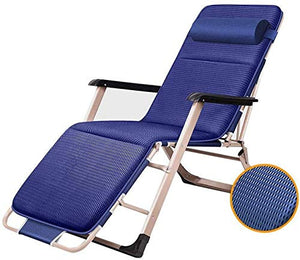 XLYYHZ Sedia a gravità Zero Sedia a Sdraio a gravità Zero per impieghi gravosi ， Lettino Prendisole ， Sedia da Giardino Pieghevole da Giardino in Metallo Sedia da Ufficio per Esterni Portatile recl