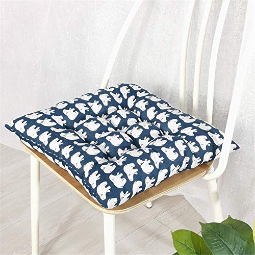 Pillowcase 2 Confezioni di Cuscini Quadrati per sedie, Cuscini Antiscivolo, Cuscini per sedie in Cotone e Lino, Cuscini Decorativi, per Uso Domestico in Giardino (# 7,45 * 45 cm)